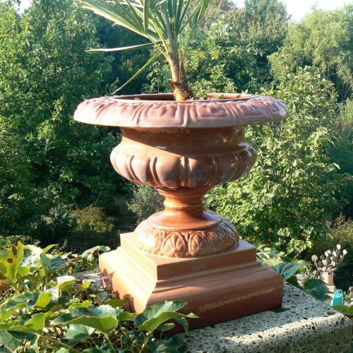 Jardinieră cupă mare - ceramica decorativa - pirogranit